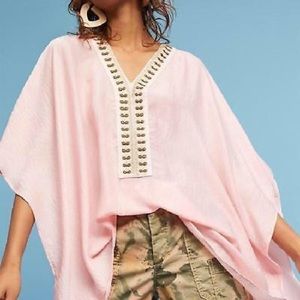 Anthropologie Floreat June Embroidered Poncho